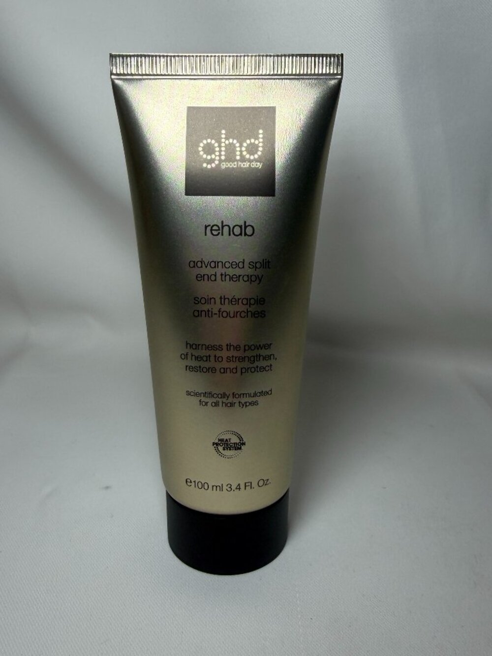 GHD Rehab Advanced Split End Therapy Full Size 3.4oz Heat Protection System New